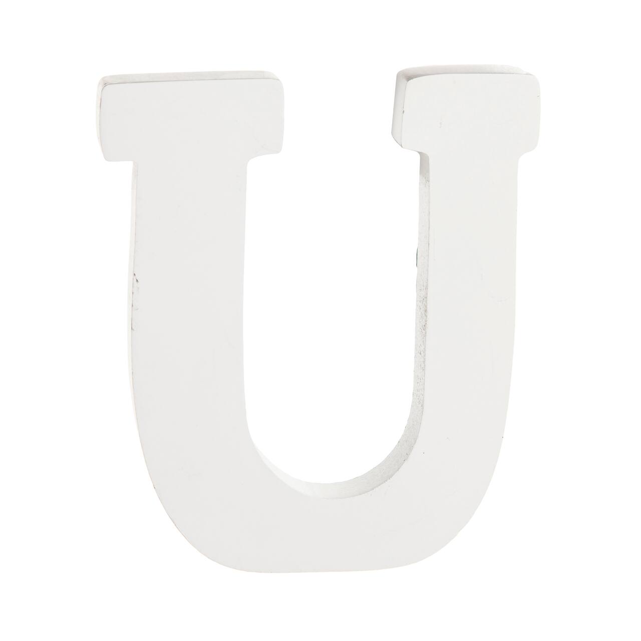 12 Pack: 4.75" White Wood Letter by Make Market®